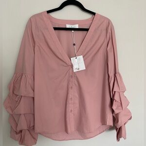 L’Academie Emma Women’s Blouse in Rose